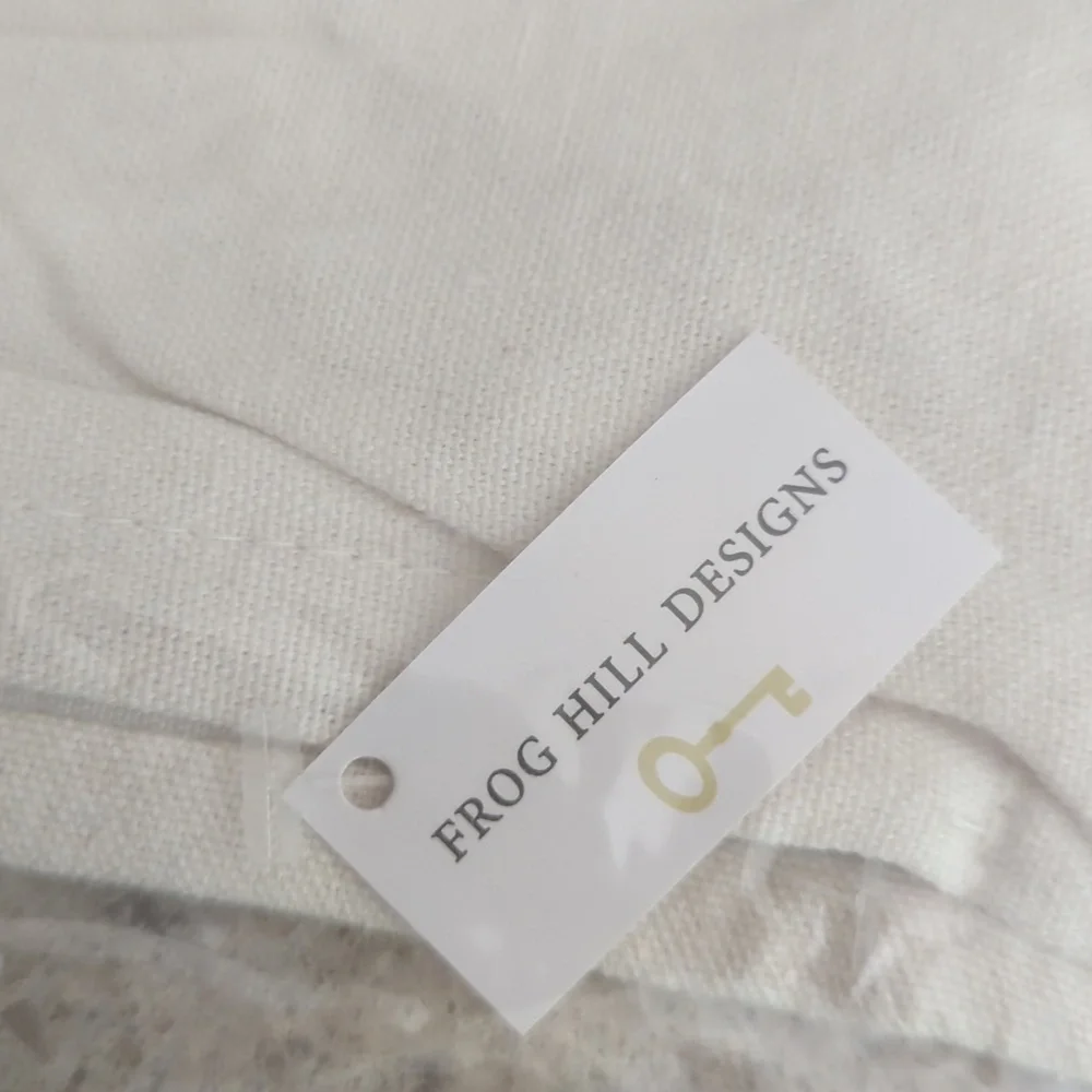Frog Hill Designs Embroidered Boho Pillow Cover